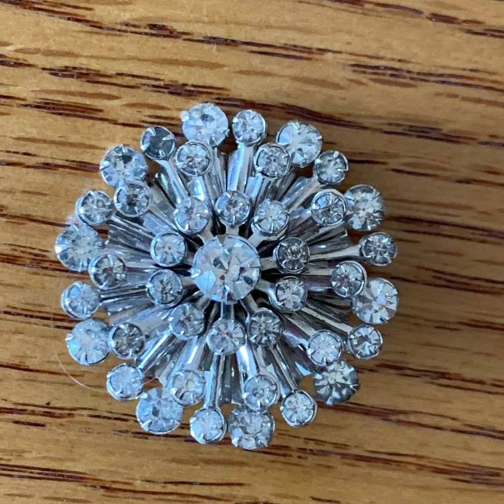 Vintage Crystal Brooch